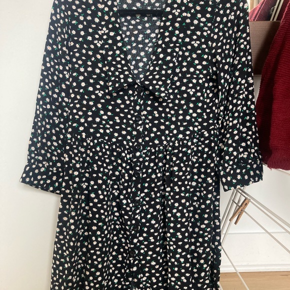 Zara Floral Print Dress - Picture 1 of 5
